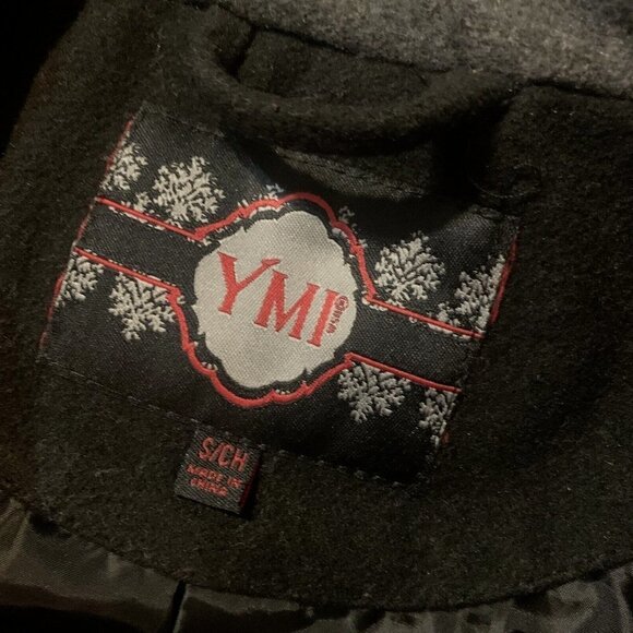 YMI. Size Small. Heavy Wool Blend Jacket. Lined Double Breasted. DB. - Picture 8 of 8